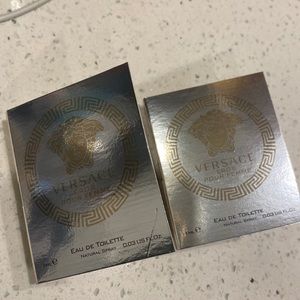Versace Eros Pour Femme fragrance sample x2